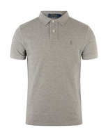 Custom Slim Fit Polo Metallic Grey
