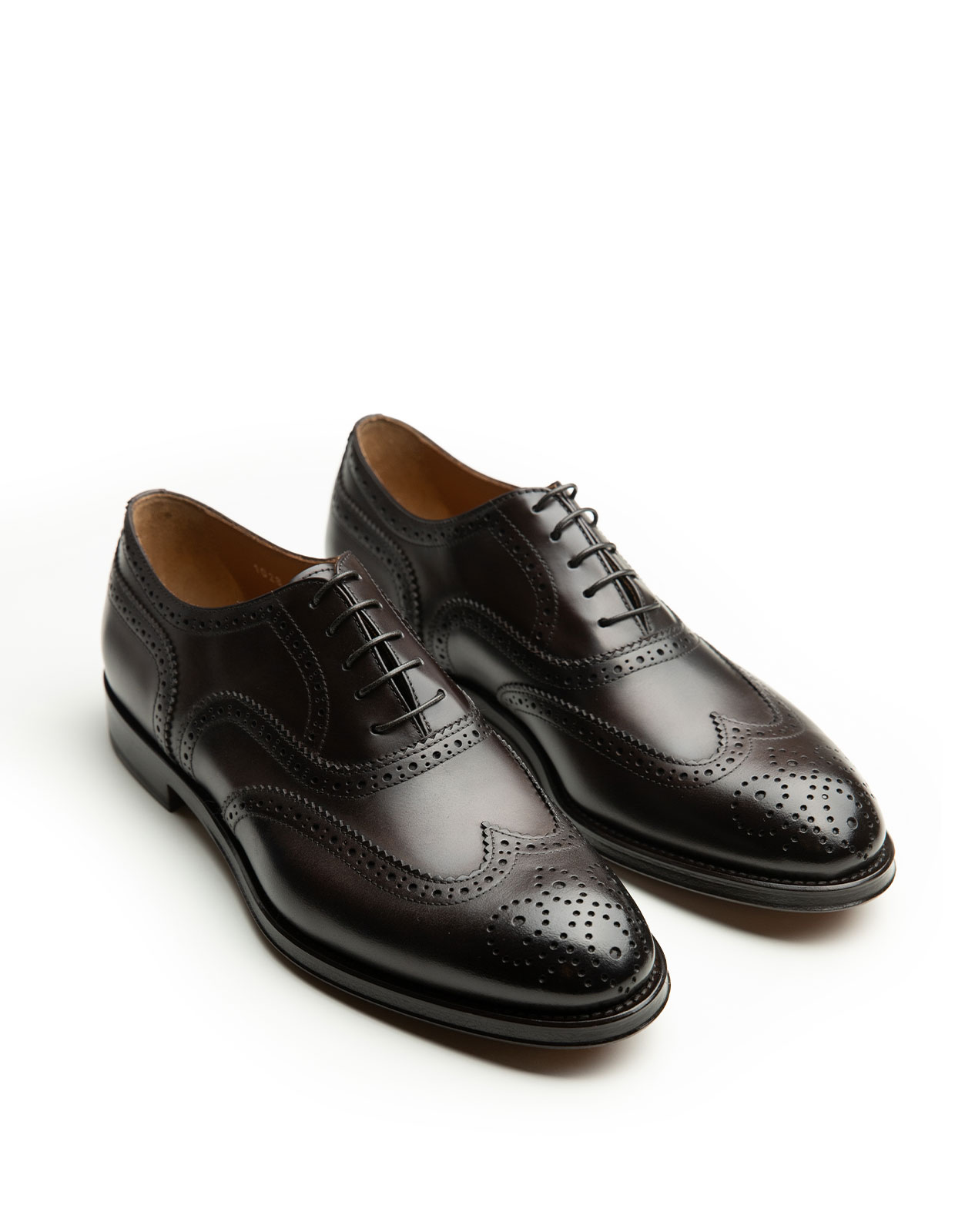 Oxford Half Wing Brogues Dark Brown Stl 45