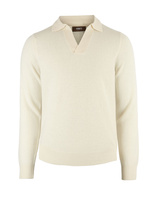 Open Polo Tröja Ull/Cashmere Benvit Stl M