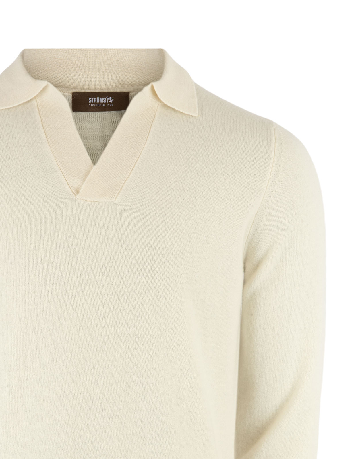 Sartorial Polo Shirt Wool Cashmere Naturale