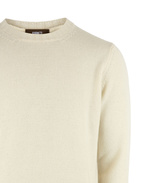 Crew Neck Sweater Wool Cashmere Naturale