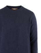 Crew Neck Sweater Wool Cashmere Notte