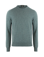 Crew Neck Cashmere Sweater Forest