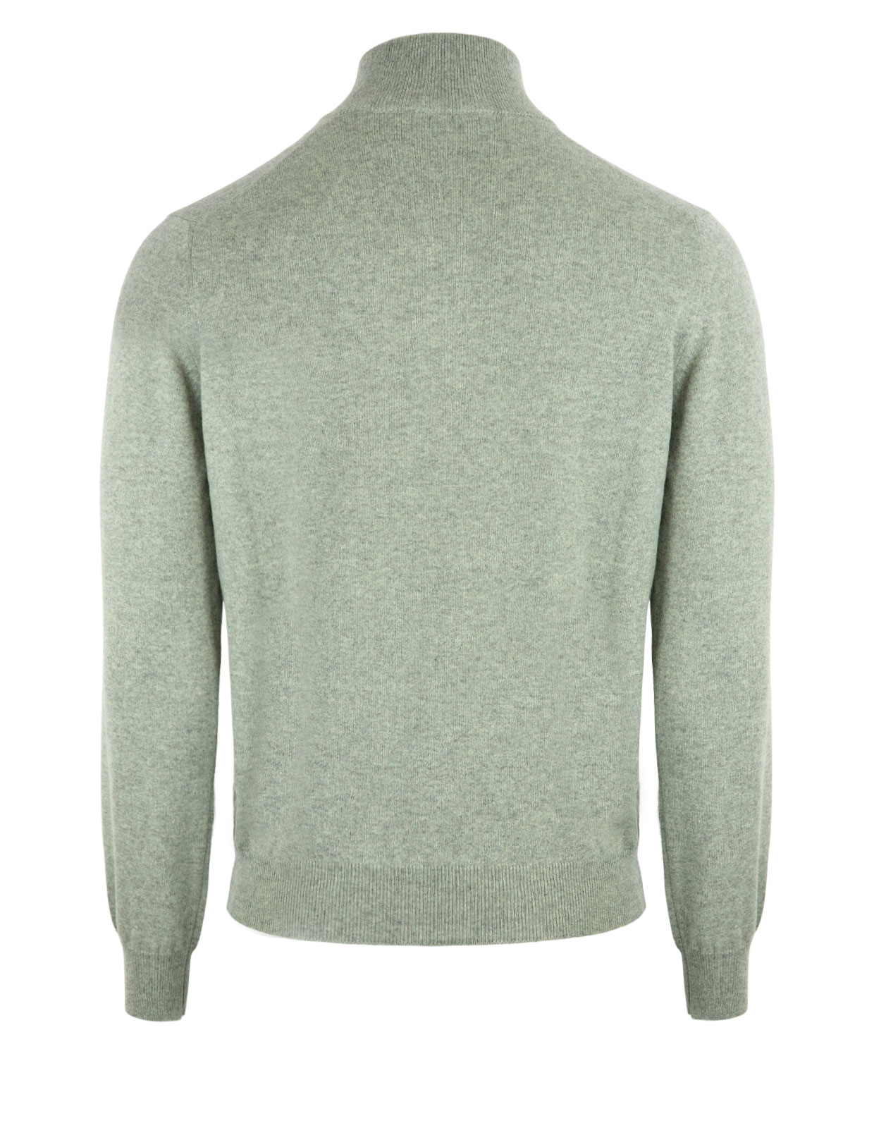 Half Zip Cashmere Sweater Sage