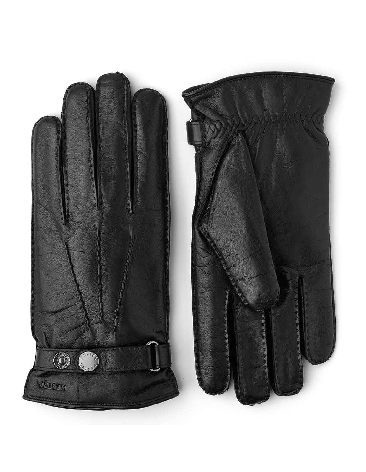 Jake Gloves Lambskin Wool Lined Black