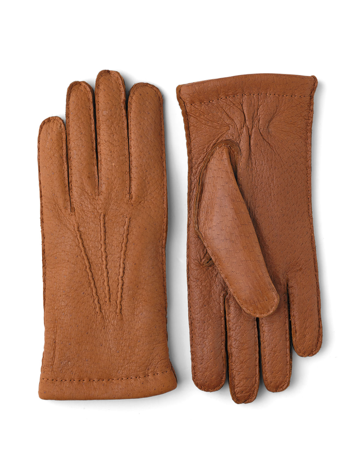 Peccary Handsewn Cashmere Lined Gloves Cork