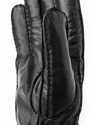 George Handske Lammskinn Svart Stl 8