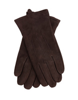 Classic Suede Gloves Dark Brown