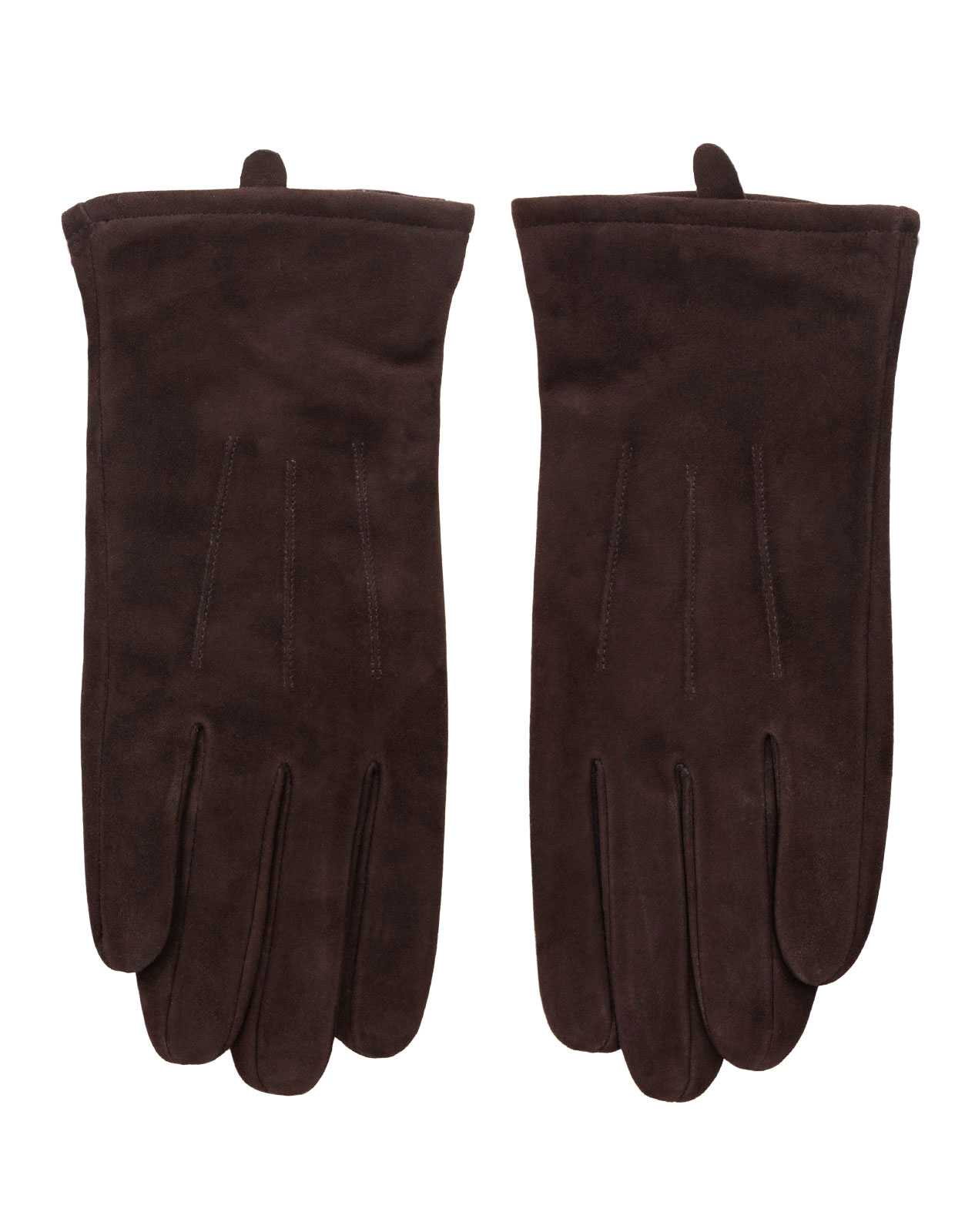 Classic Suede Gloves Dark Brown Stl 8.5