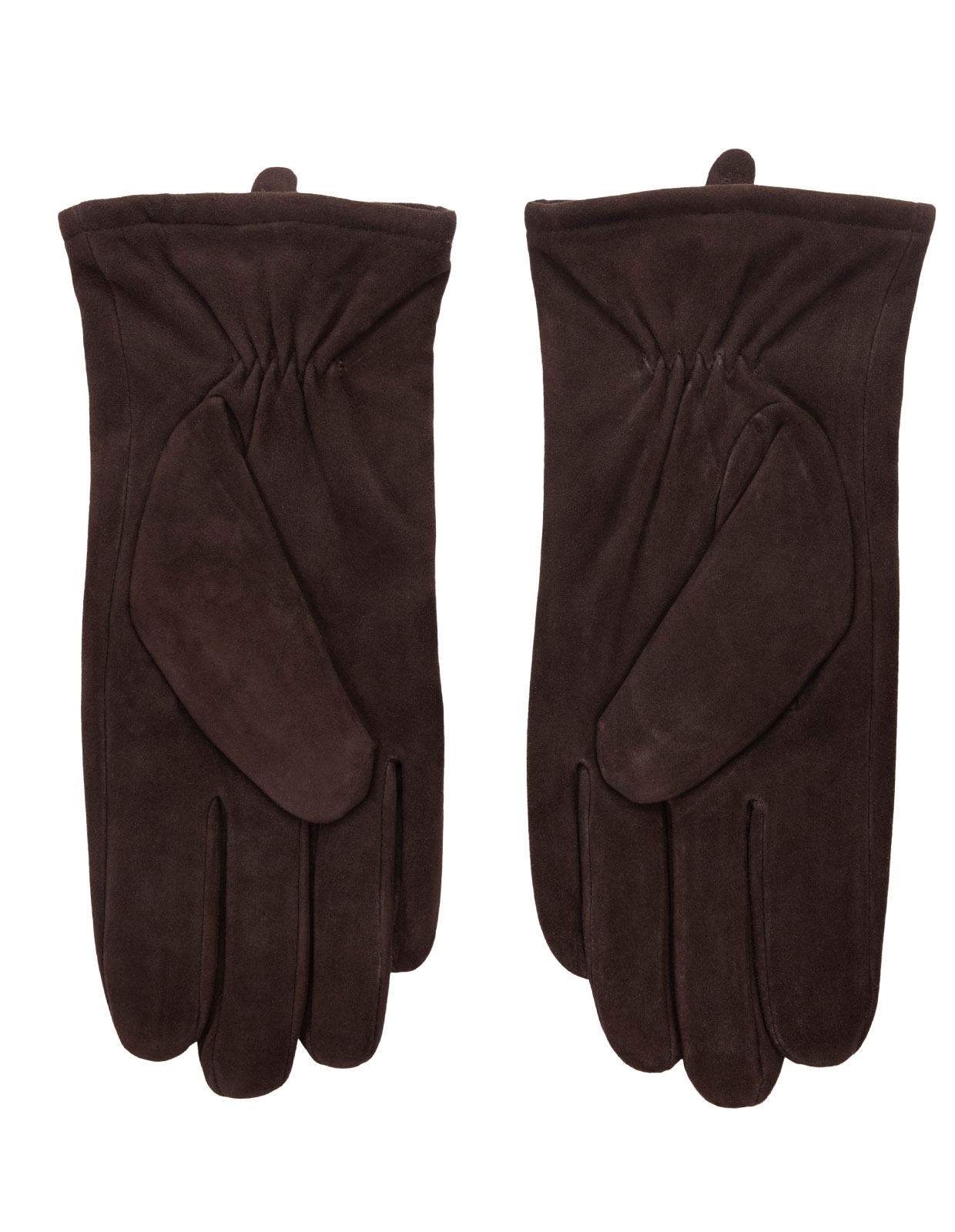 Classic Suede Gloves Dark Brown Stl 8