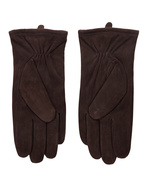 Classic Suede Gloves Dark Brown Stl 8