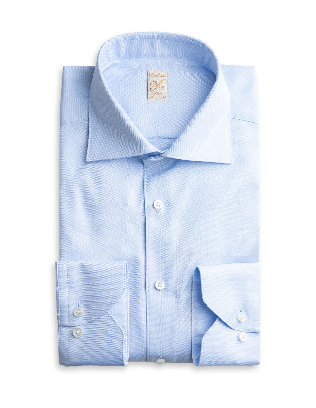 1899 Slim Skjorta Oxford Ljusblå Stl 43