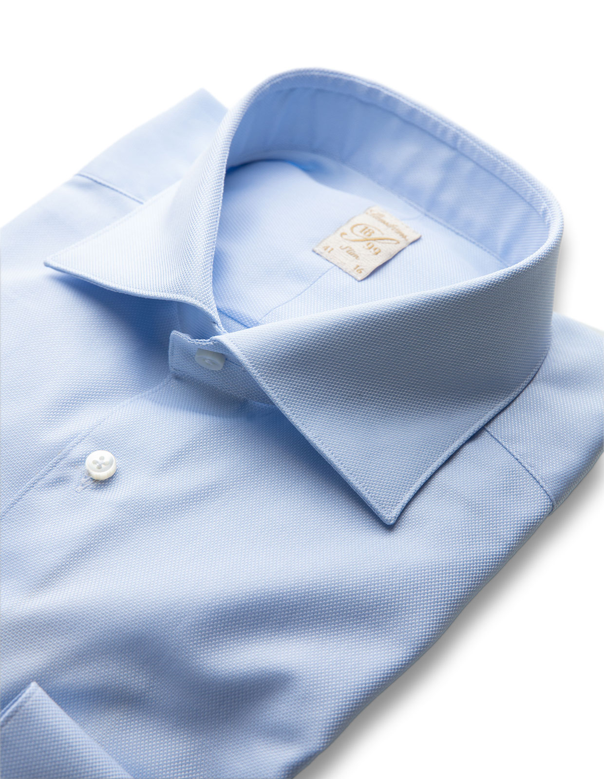 Slimline Oxford Skjorta Ljusblå