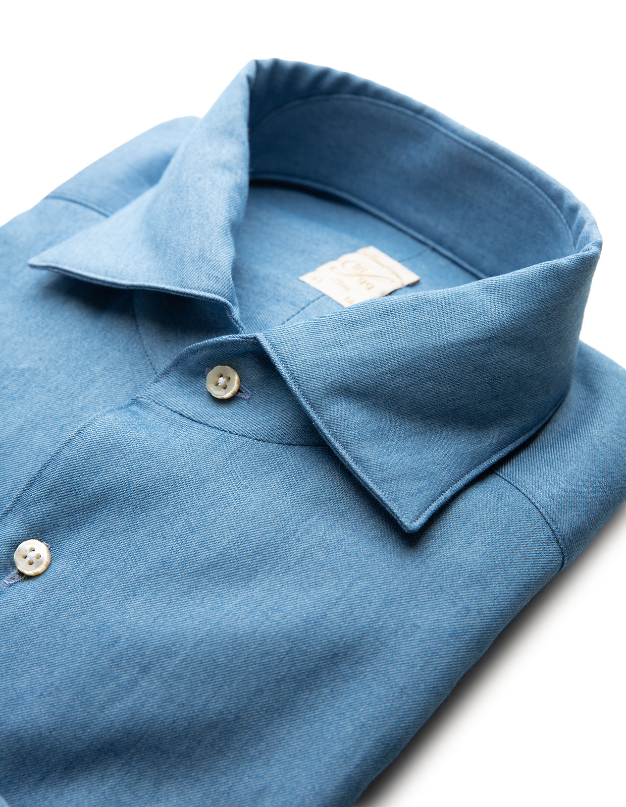 1899 Slimline Skjorta Denimblå Stl 40