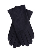 Classic Suede Gloves Navy Stl 9