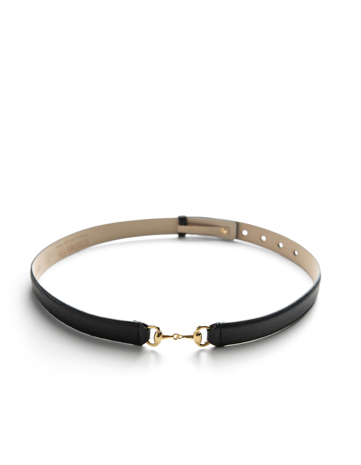 Belt With Buckle Black