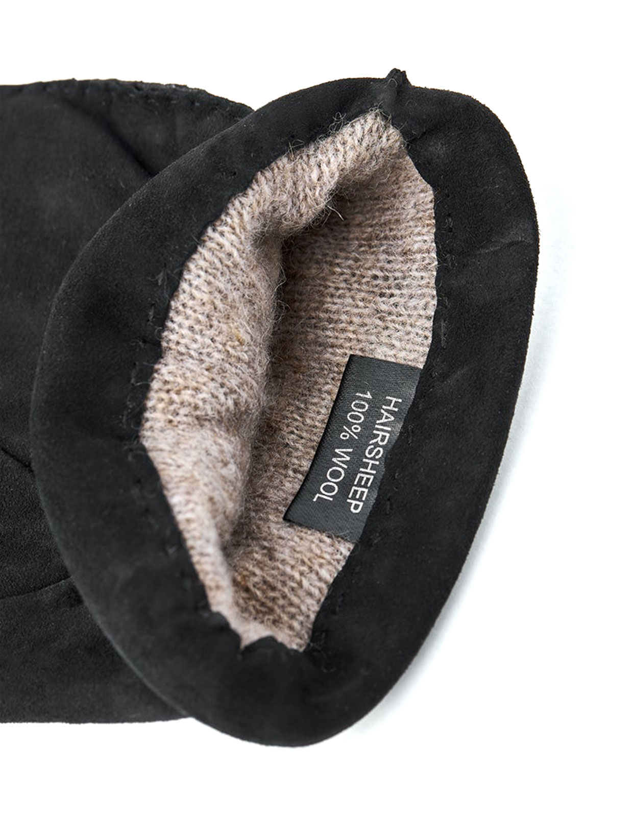 Arthur Handske Mocka Svart