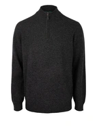 Sutherland Half Zip Lammull Mörkgrå 58
