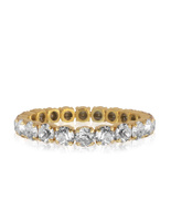 GIA Stretch Bracelet Gold Crystal