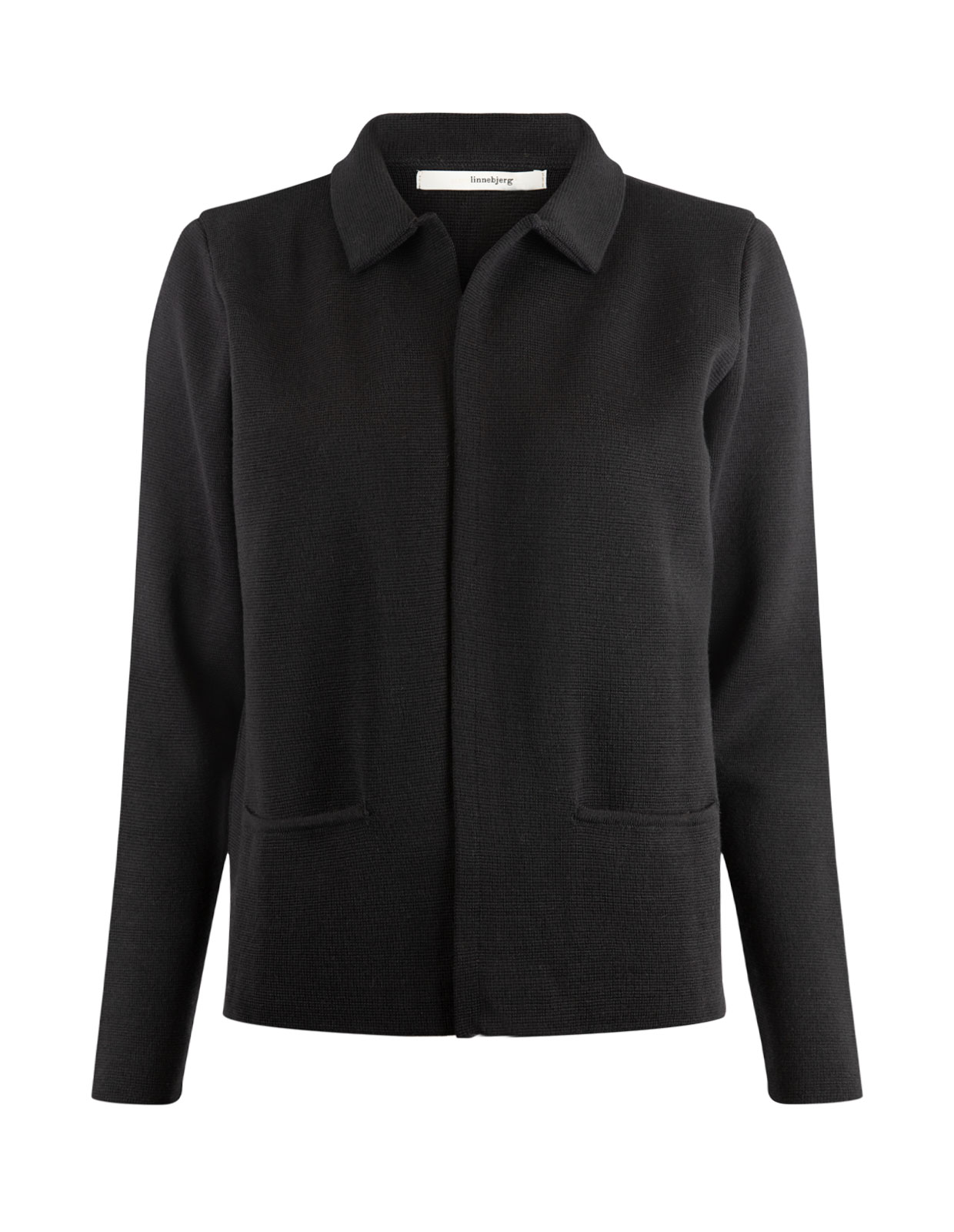 Monet Cardigan With Collar Black