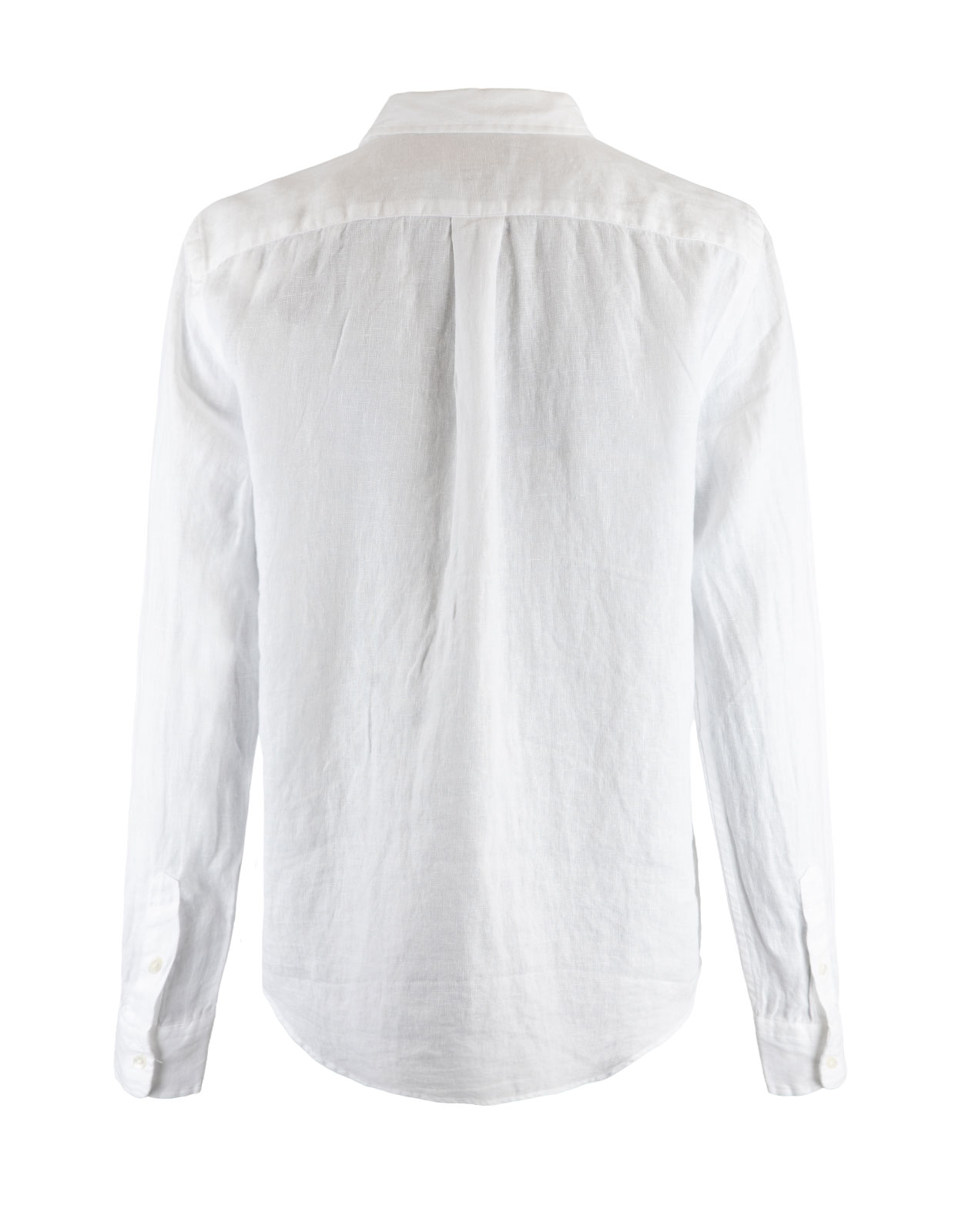 Shirt Relaxed Linen White Stl XL