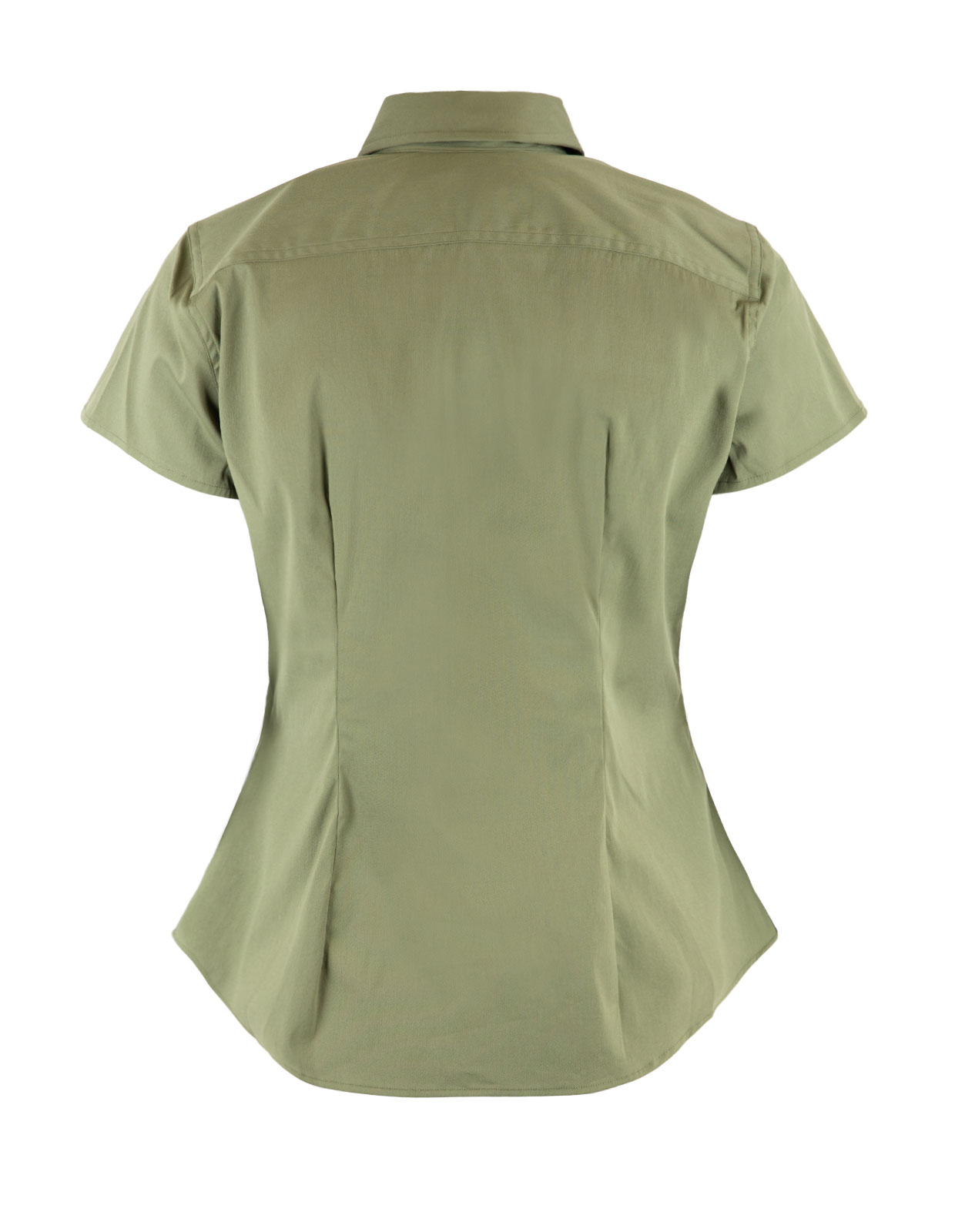 Short Sleeve Poplin Shirt Army Olive