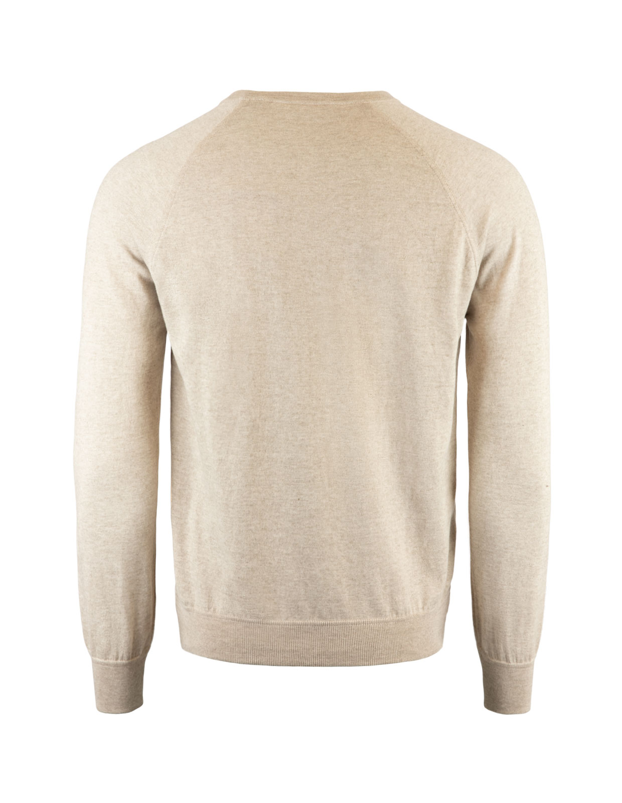 College Sweater Cotton Cashmere Light Beige