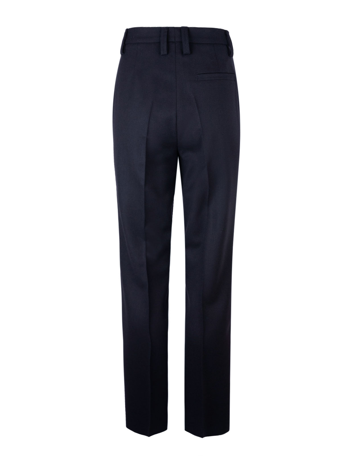 Kayla Wool Flanell Trousers Navy
