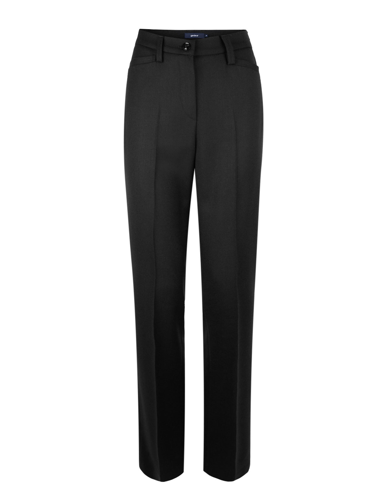 Kayla Wool Flanell Trousers svart