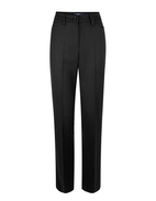Kayla Wool Flanell Trousers svart