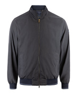 Microfiber Bomber Jacket Navy