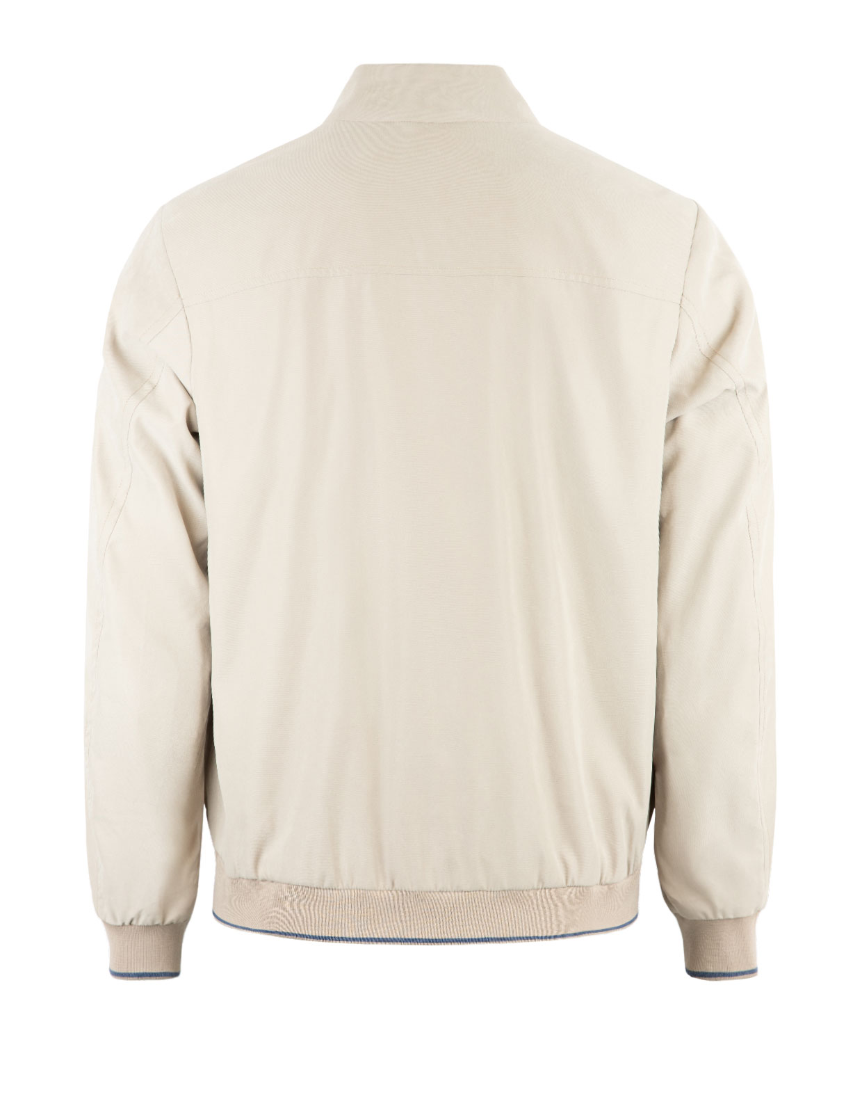 Microfiber Bomber Jacket Taupe