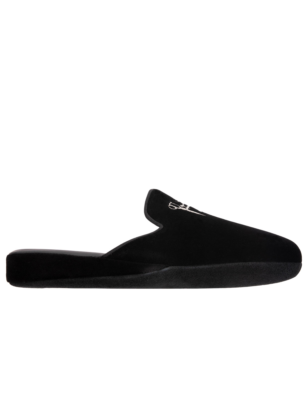 Slip-in Slipper Velvet Black Stl 45