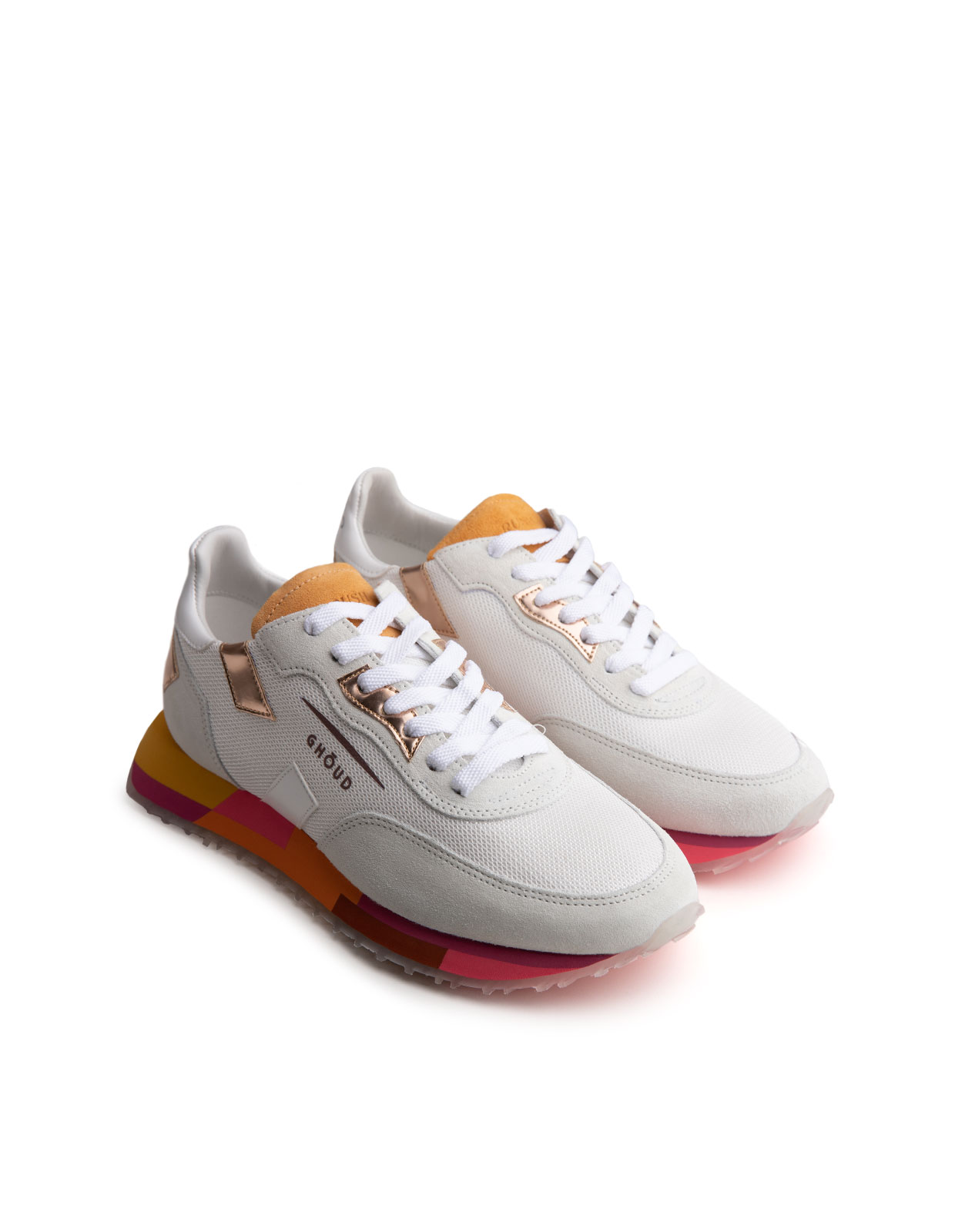 Rush M Low Sneakers White/Orange