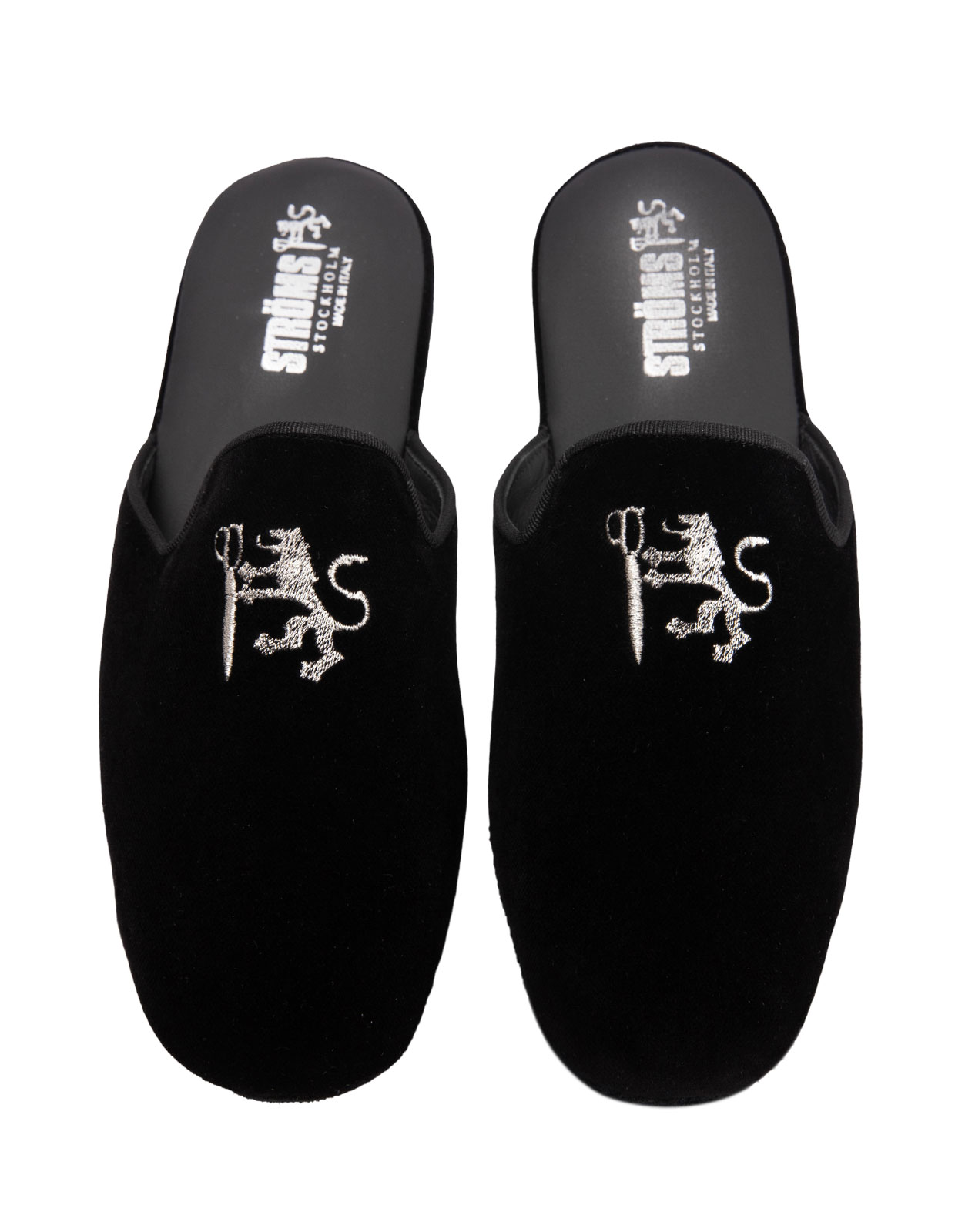 Slip-in Slipper Velvet Black Stl 42