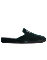 Slip-in Slipper Velvet Racing Green Stl 42