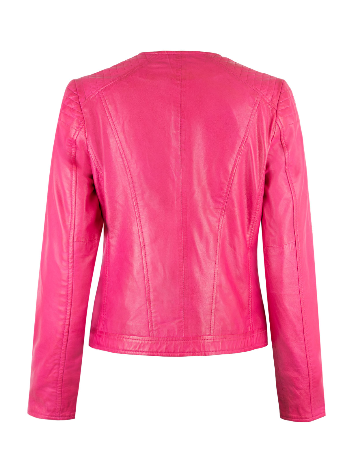 Paula Leather Jacket Azalea Pink