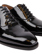 Patent Leather Oxford Shoe Black Stl 7