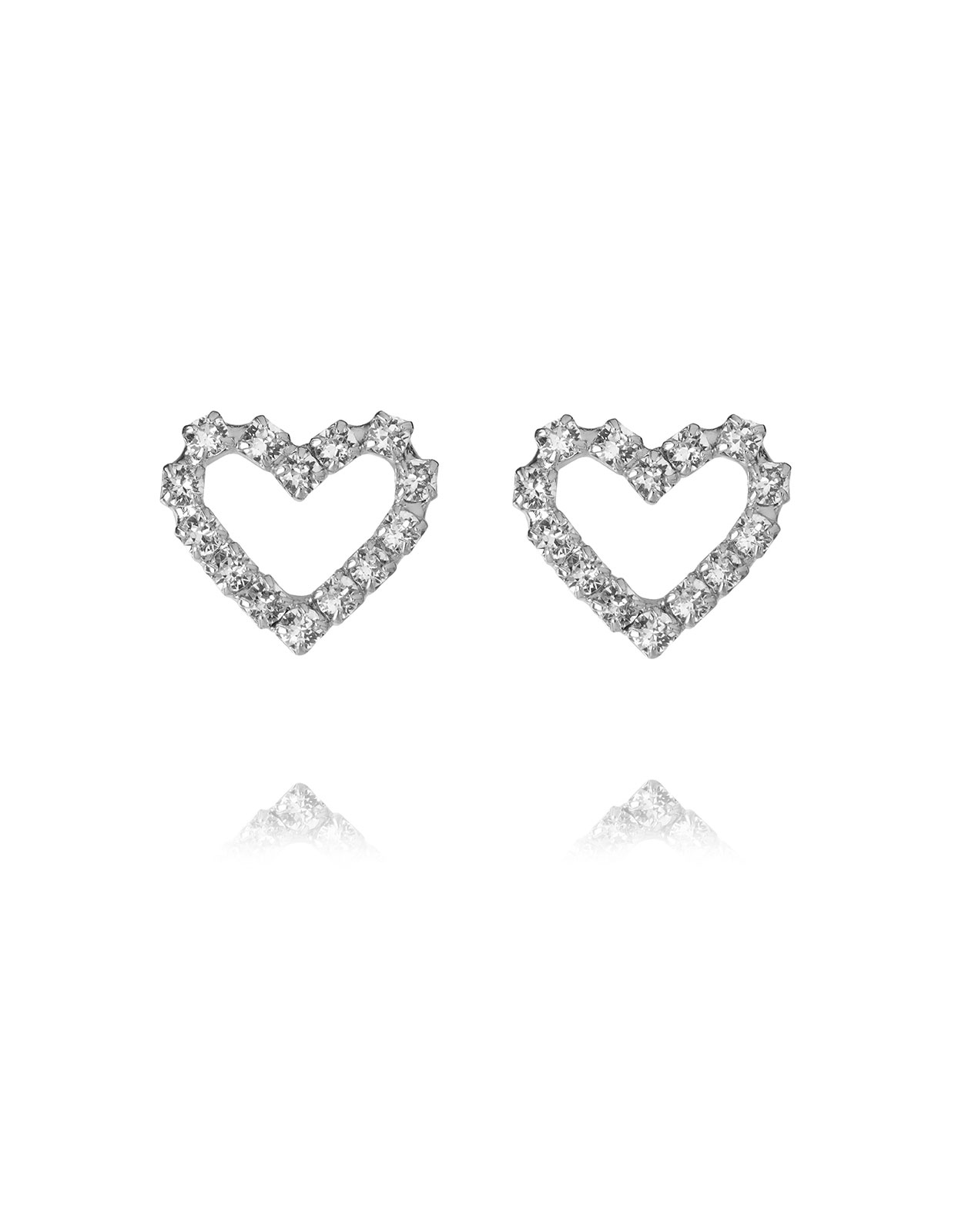 Sweetheart Earring Rhodium