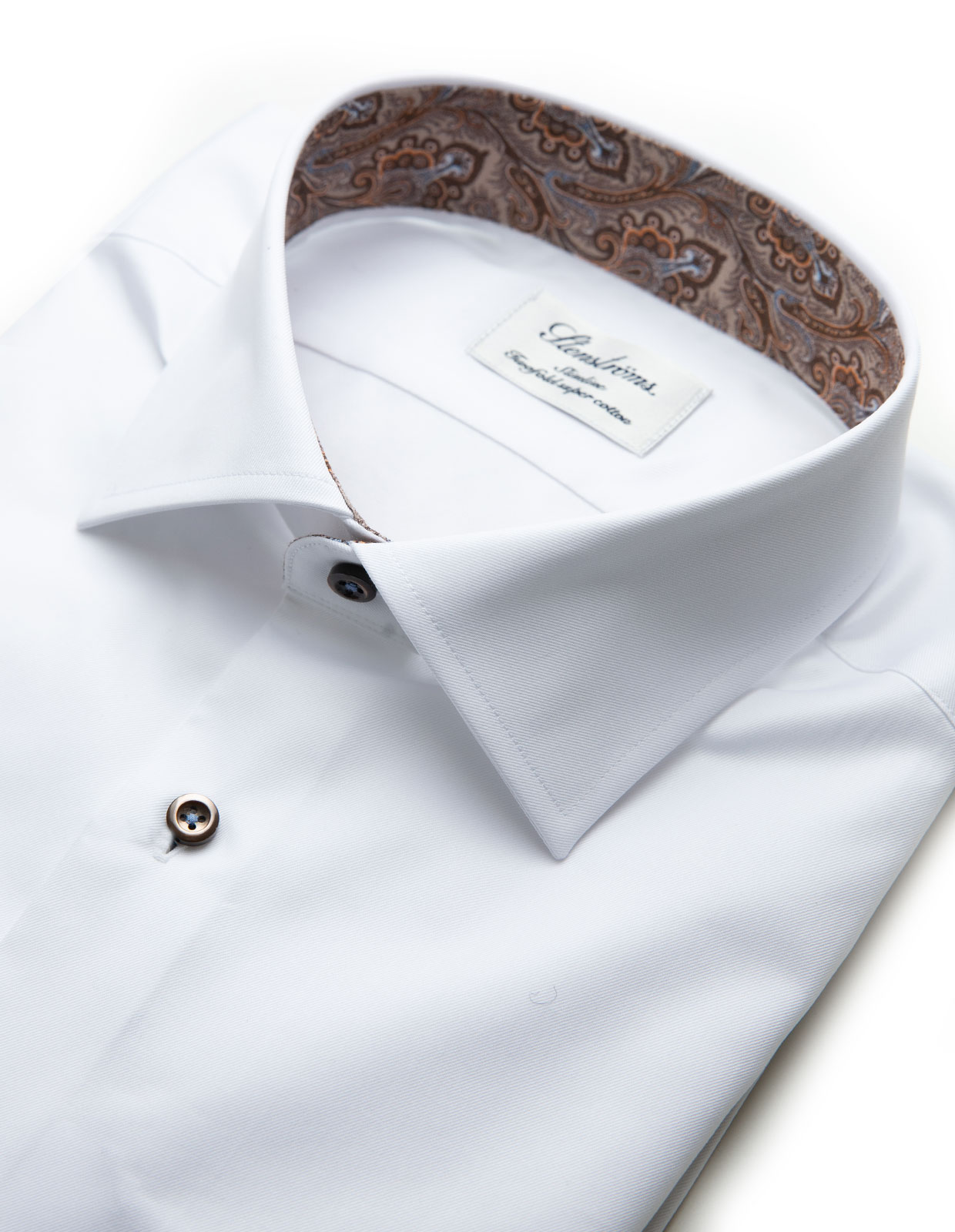 Slimline Shirt Contrast White