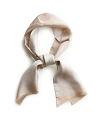 Geometric SilkTwill Scarf Brown/Beige