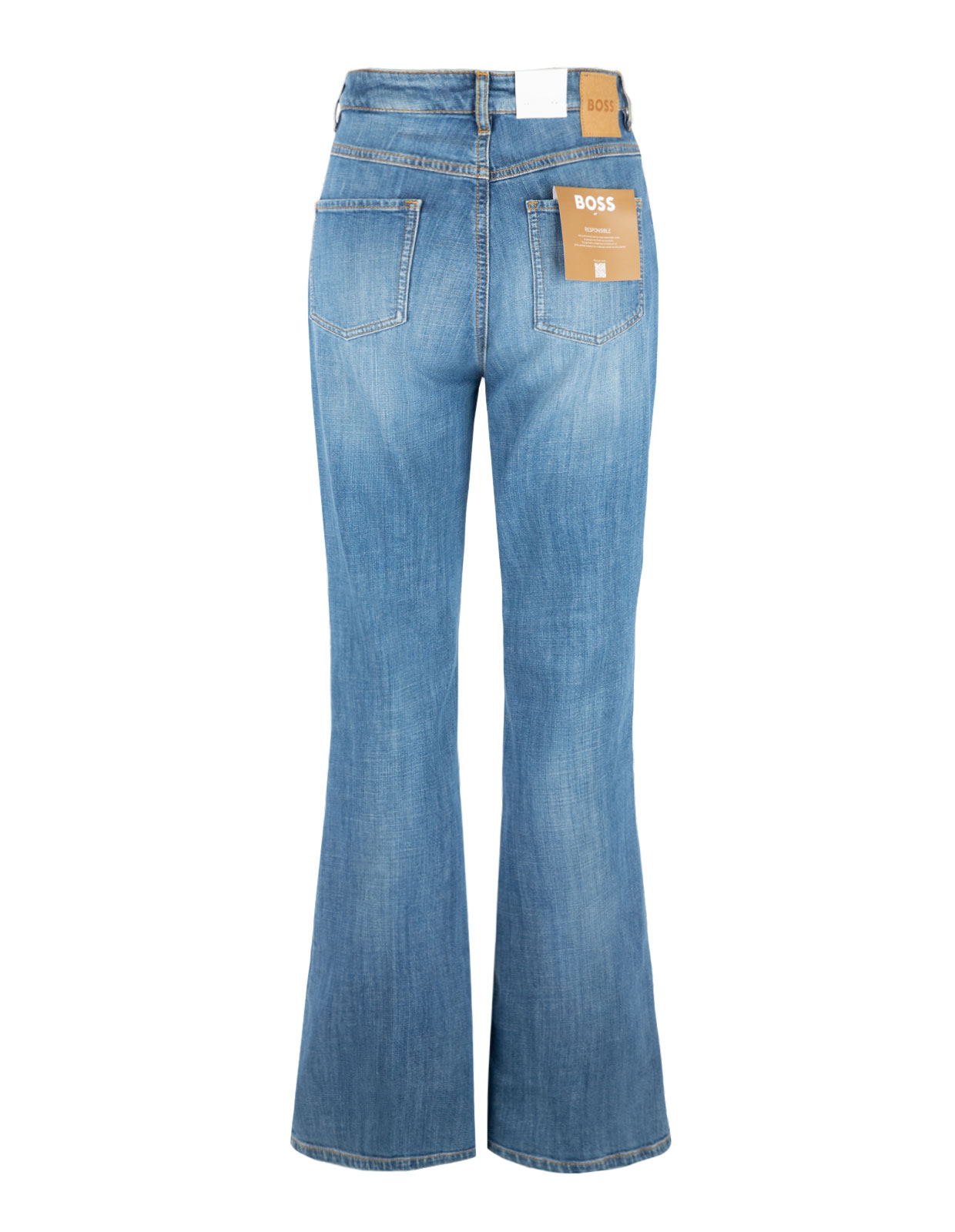 70's Flared Jeans Medium Blue