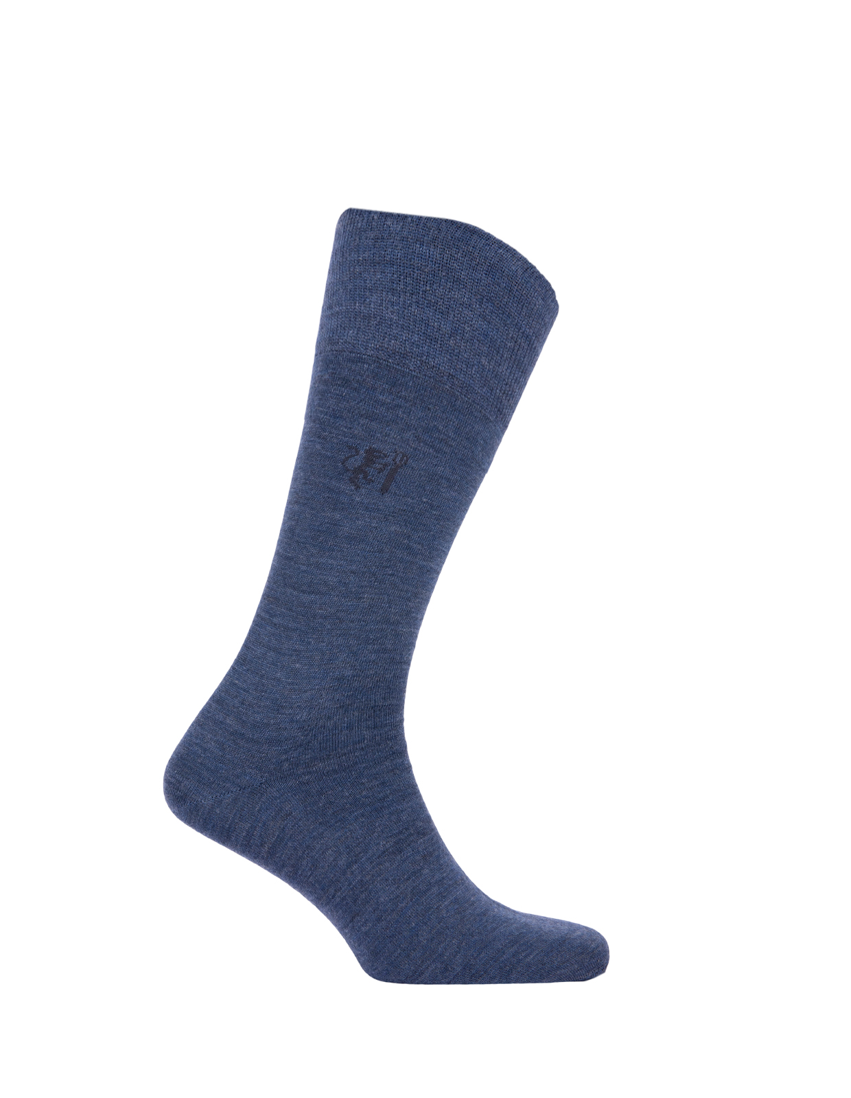 Dressade Strumpor Merinoull Denimblå