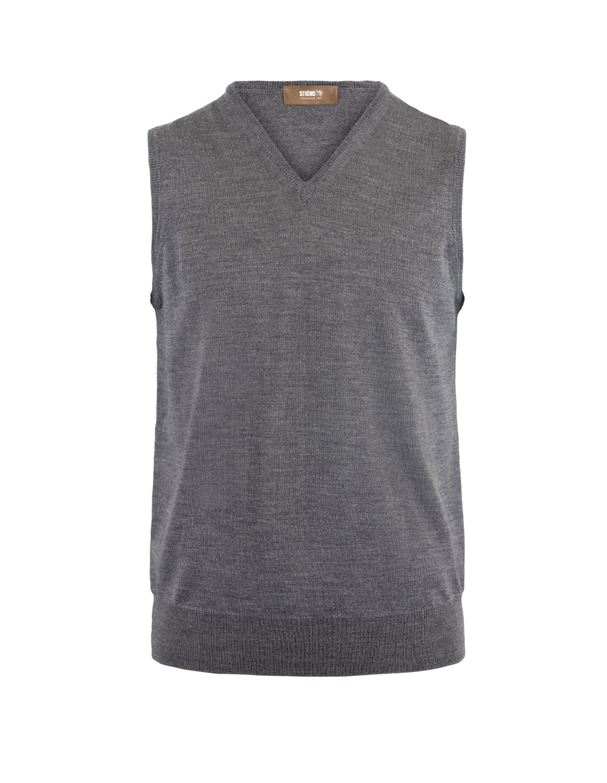 Slipover Merino Flannel Grey Stl M