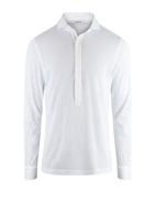 Jersey Popover Shirt White Stl 56