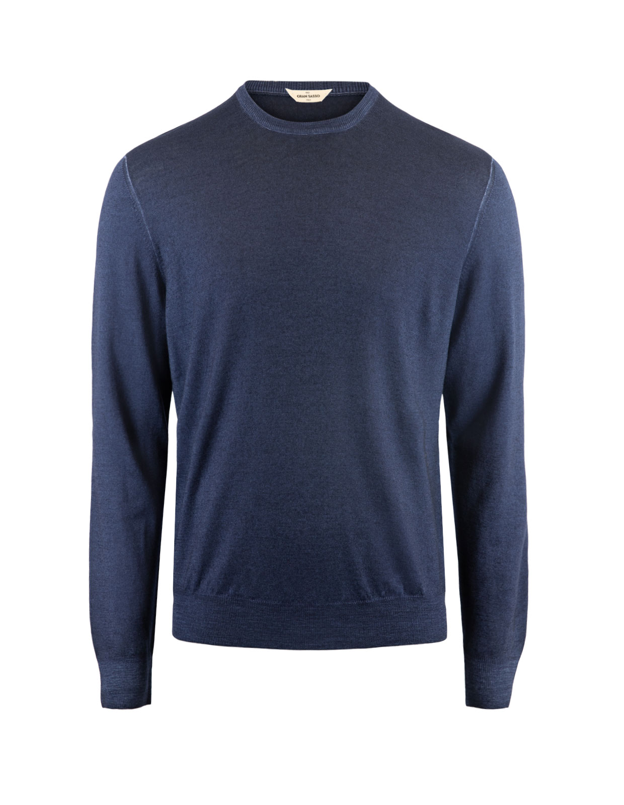 Crew Neck Vintage Summer Merino Navy Stl 50