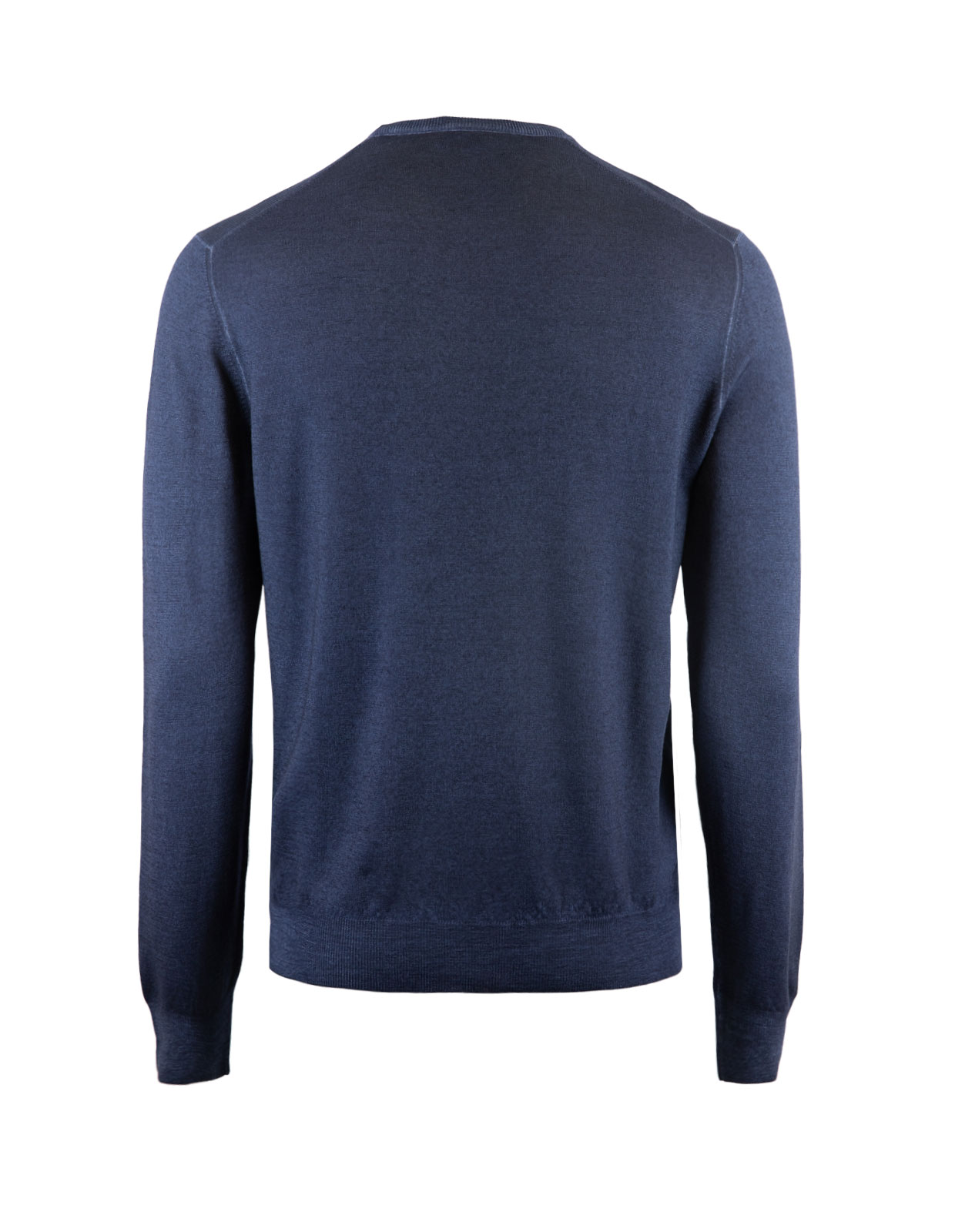 Crew Neck Vintage Summer Merino Navy