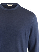 Crew Neck Vintage Summer Merino Navy Stl 50