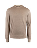 Crew Neck Vintage Summer Merino Beige Stl 54