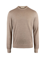 Crew Neck Vintage Summer Merino Beige